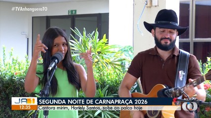 Cantora mirim sobe ao palco do Carnapraça deste sábado (14)