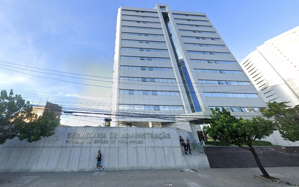 Secretaria de Administração do Estado de Pernambuco fica no Pina, na Zona Sul do Recife — Foto: Reprodução/Google Maps
