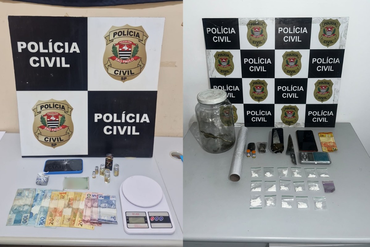 Suspeitos são presos em operação que combate rede de tráfico e lavagem de dinheiro no interior de SP