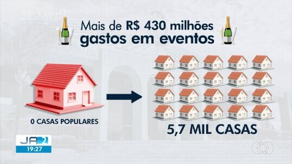 Valor gasto por deputados e governo com shows daria para construir 6 mil moradias