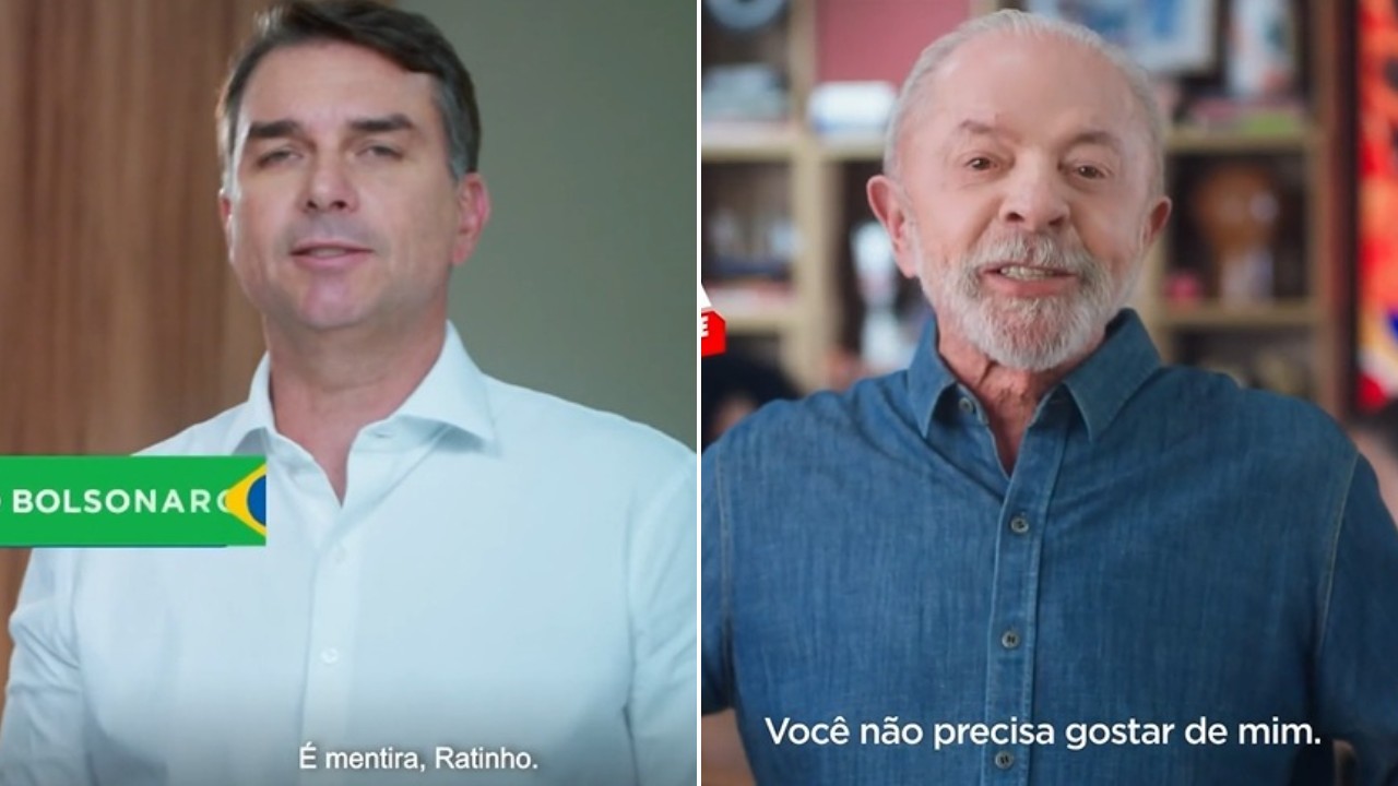 Na TV, Flávio Bolsonaro diz ser alvo de fake news, e Lula fala às mulheres