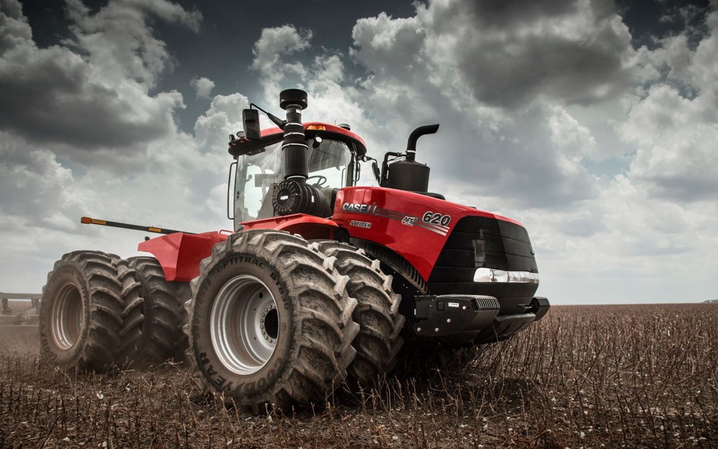 Novo trator Steiger 620 da Case IH — Foto: Gaspar Nóbrega