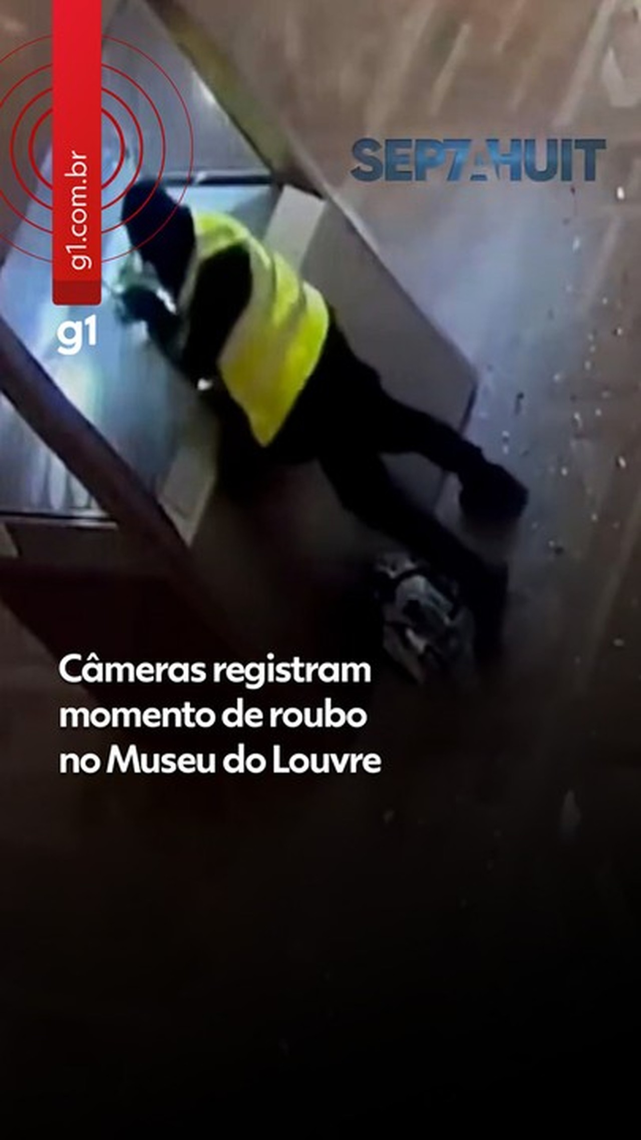 Novas imagens de roubo ao Museu do Louvre são divulgadas 