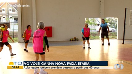 Projeto 'Vó Vôlei' amplia faixa etária de participantes