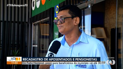 Prefeitura de Porto Nacional inicia recadastramento de pensionistas e aposentados