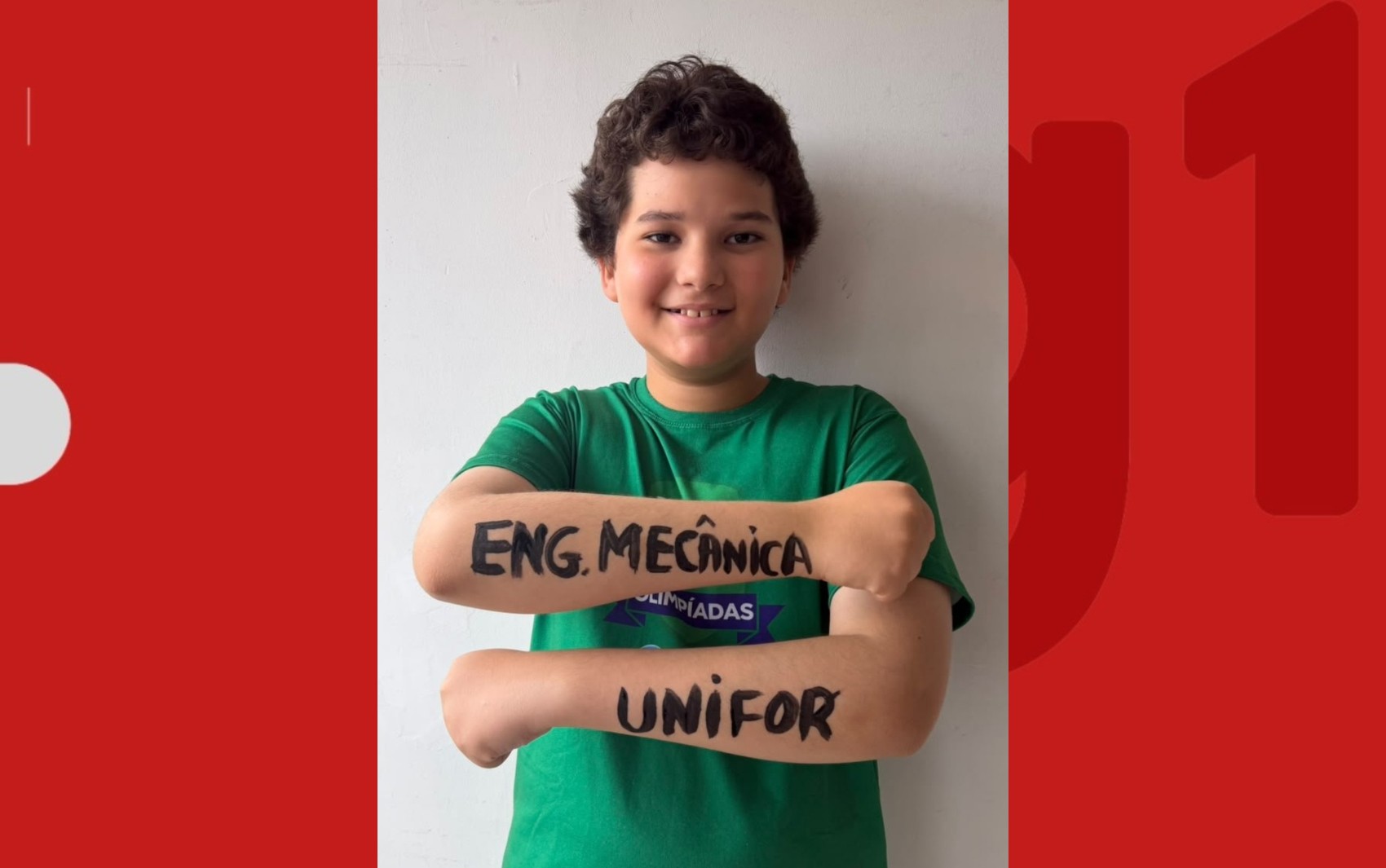 Baiano de 10 anos passa em 3º lugar no curso de engenharia mecânica em universidade de Fortaleza