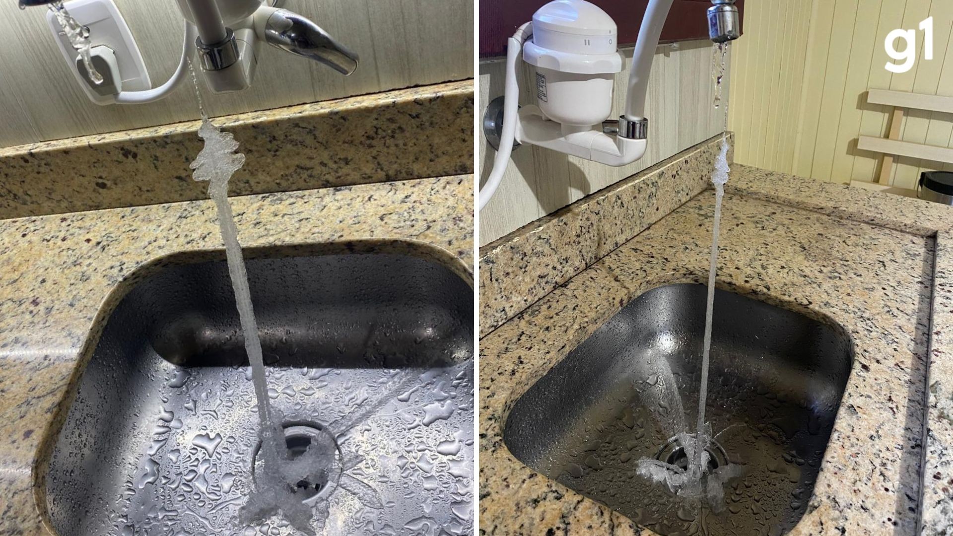 VÍDEO: frio de -1,8ºC faz água de torneira congelar na Serra Gaúcha