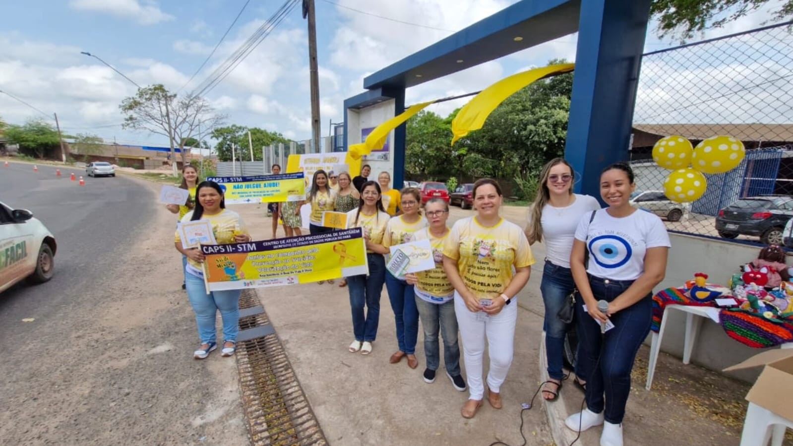 CAPS II inicia campanha de prevenção ao suicídio em Santarém em alusão ao Setembro Amarelo