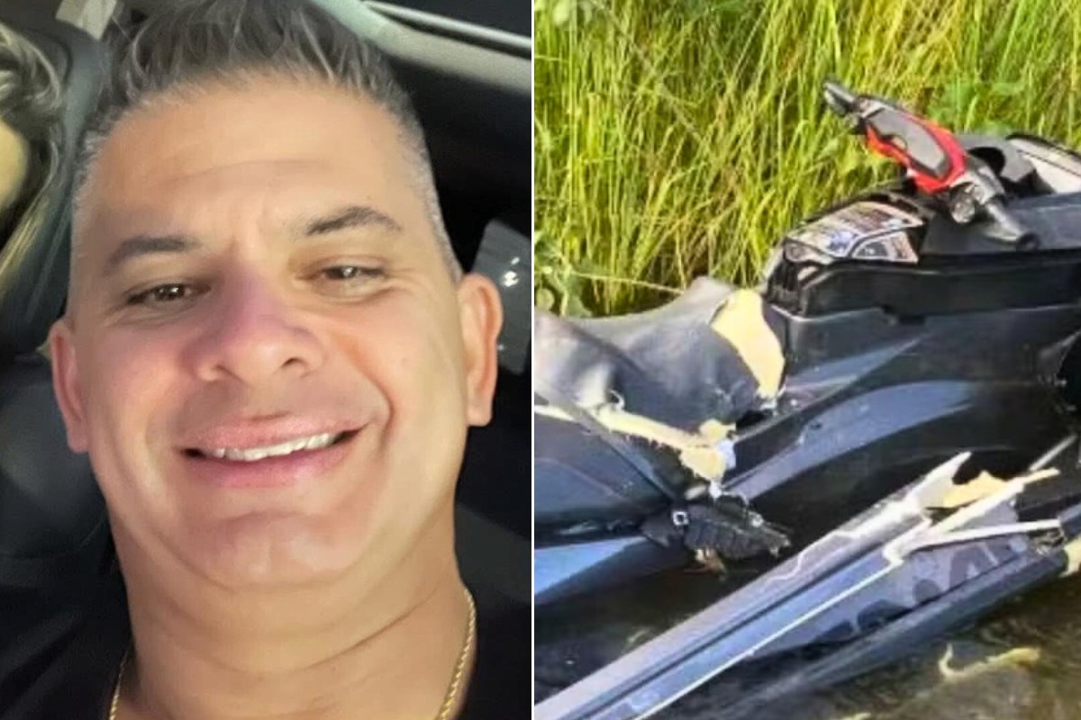 Pai morre e filha fica gravemente ferida em acidente com motos aquáticas no litoral de SP