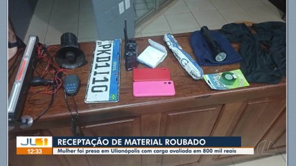 Mulher é presa em Ulianópolis suspeita de receptação de carga roubada
