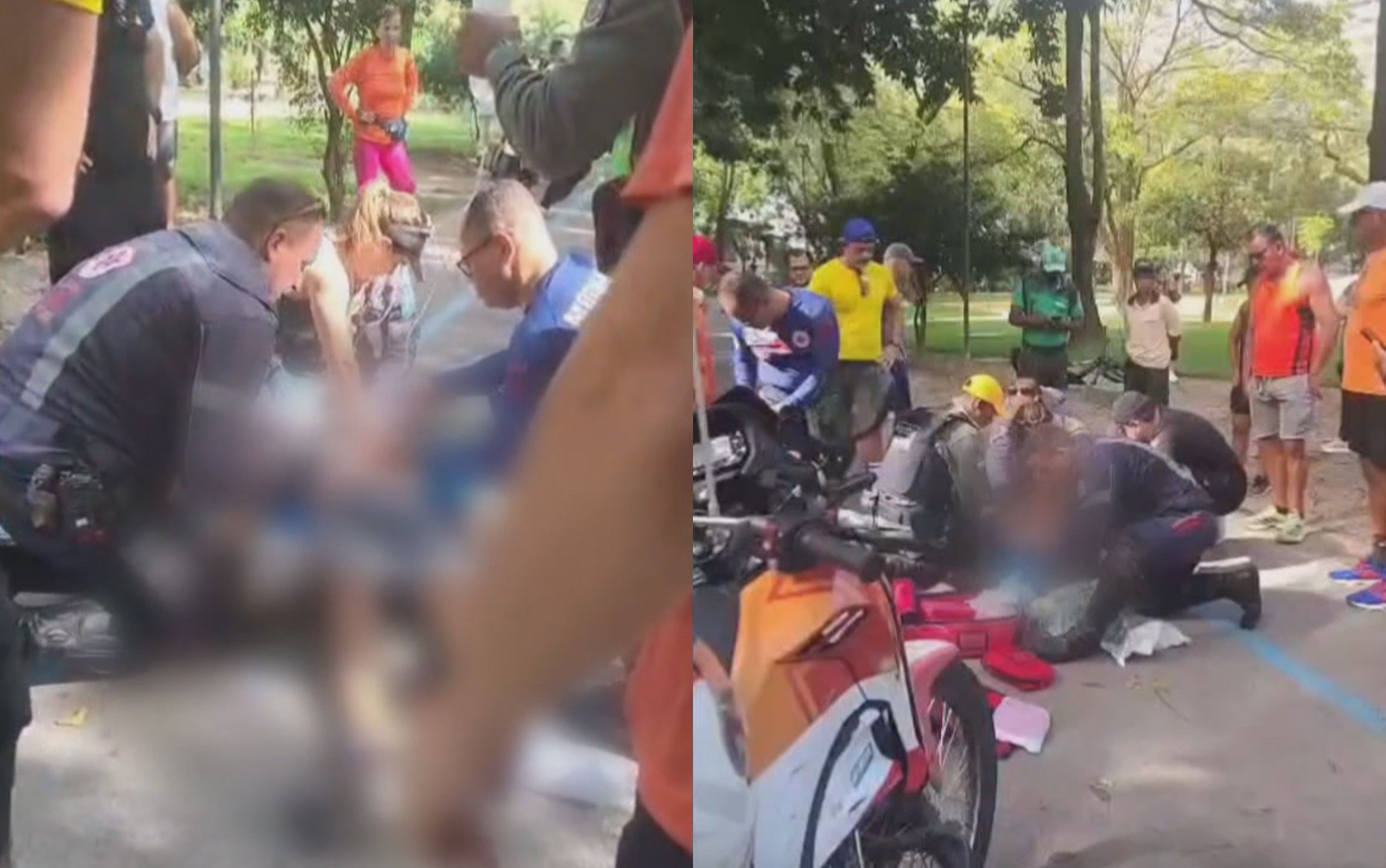 VÍDEO: Médica perde horário de corrida e salva idoso de infarto ao chegar atrasada em parque; local não tinha desfibrilador exigido por lei