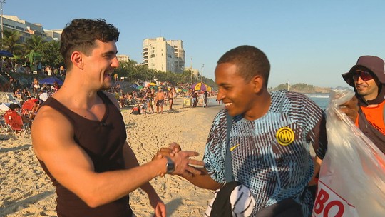 'Virei carioca': influencers estrangeiros falam sobre rotina morando no Rio - 'No Brasil você não faz um pedido, entra em um relacionamento com esse atendente, o cara é meu amigo até hoje', brinca francês que veio a passeio e se encantou pela cidade há 3 anos.