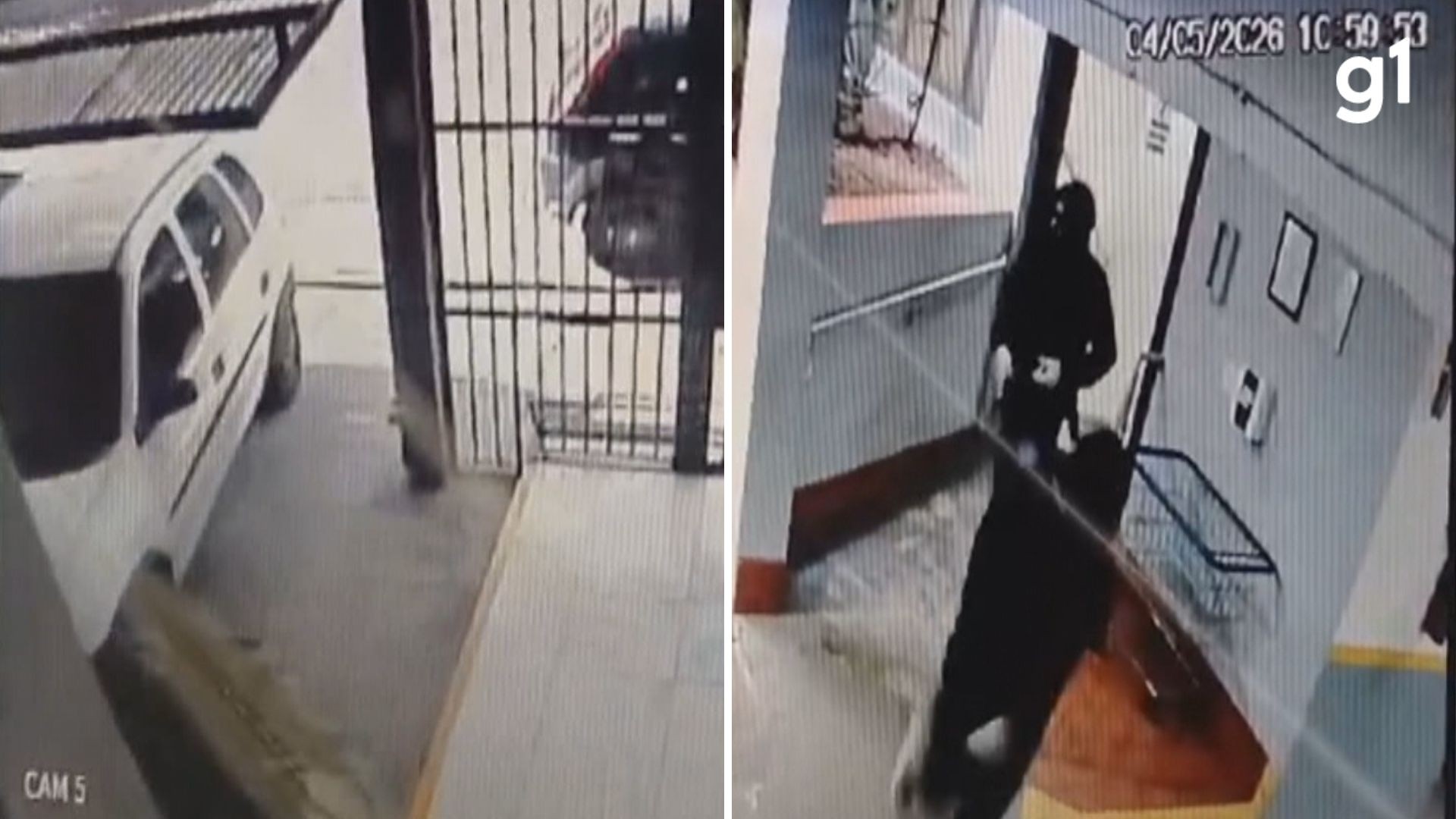 Vídeo mostra ação de ladrões que invadiram condomínio e fizeram quatro reféns durante assalto em Porto Alegre