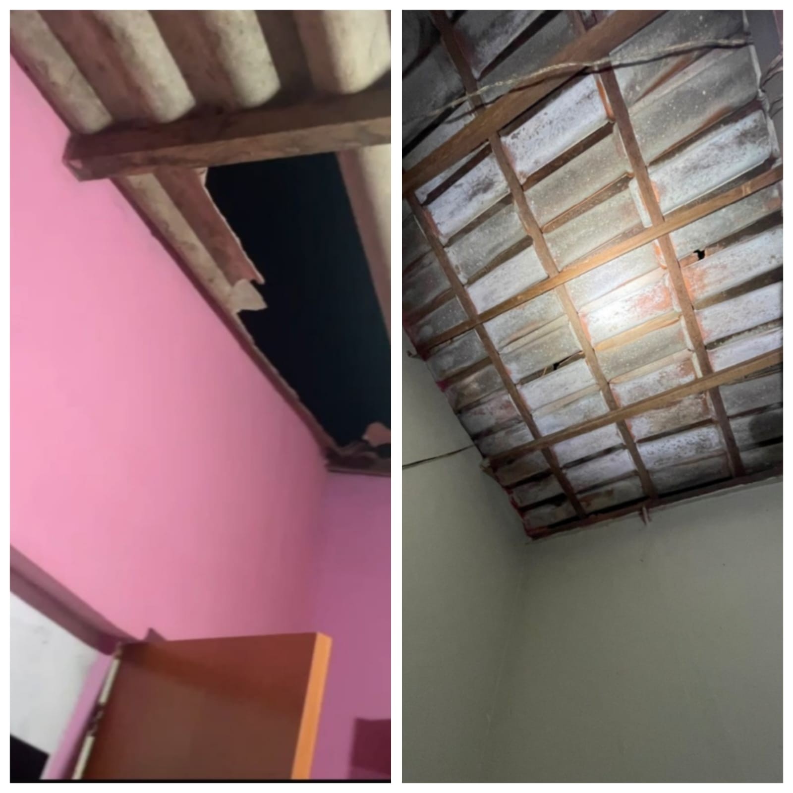Telhado de casa cede e suspeito de tráfico cai de 4 metros enquanto fugia da polícia em MG