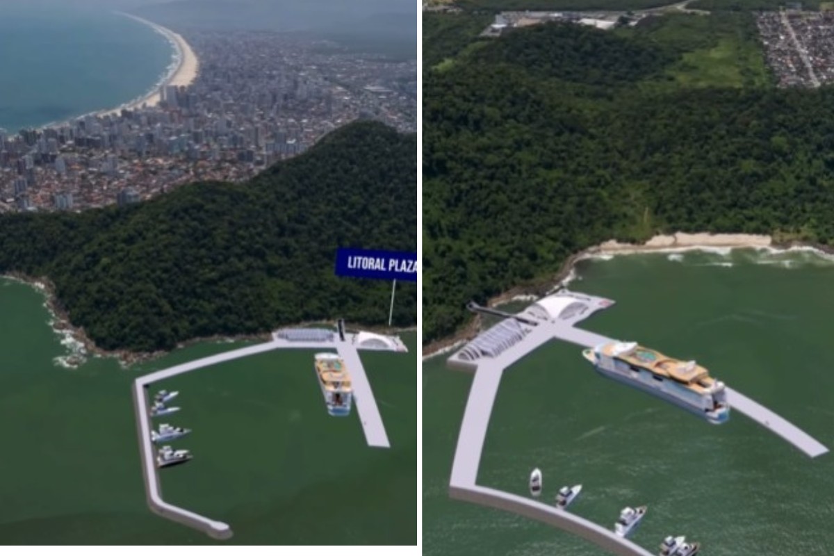 Projeto de novo terminal de cruzeiros em Praia Grande é apresentado a ministro de Portos e Aeroportos