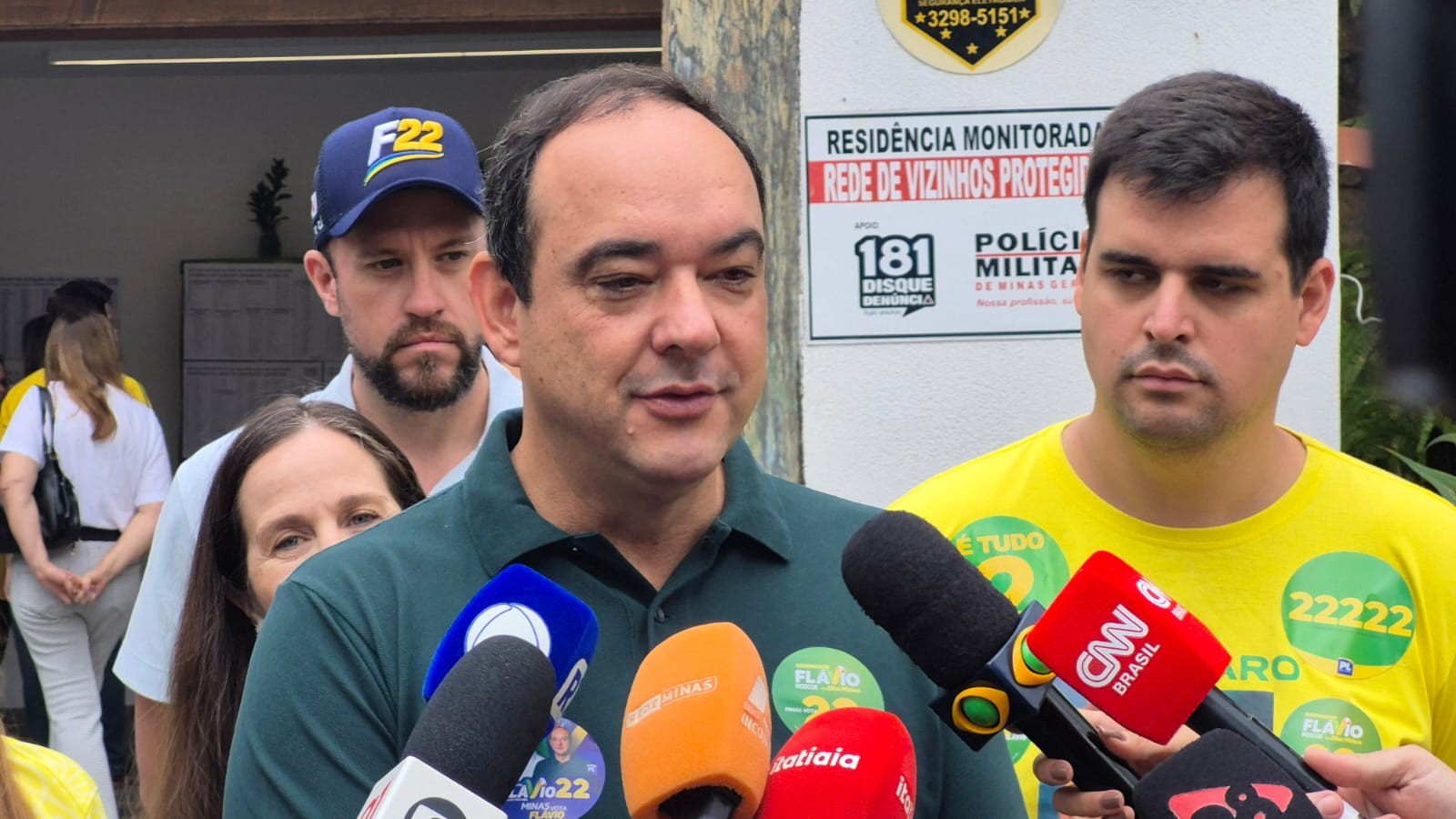 Flávio Roscoe (PL) vota em Belo Horizonte 