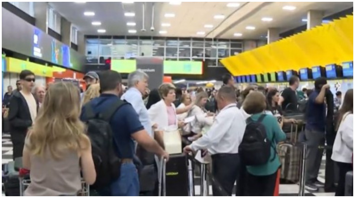 Aeroportos de SP têm mais de 300 voos cancelados após vendaval histórico