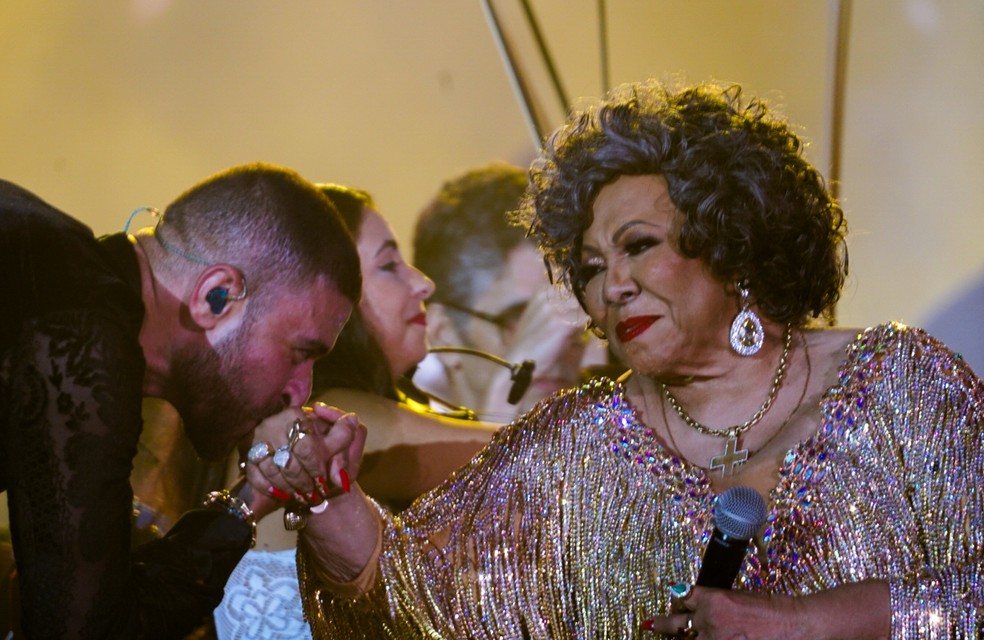 Alcione e Diogo Nogueira se apresentam neste final de semana em Natal — Foto: Gustavo Wanderley/g1