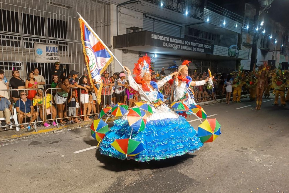 Malandros do Samba, campeã do Carnaval de Natal 2024 — Foto: Evaldo Gomes