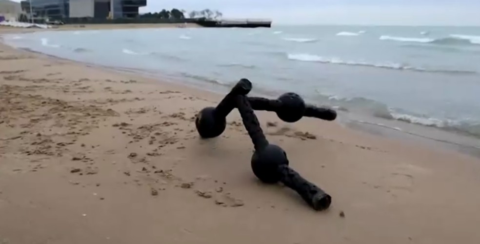 'Metamáquinas': robôs criados com ajuda de IA continuam funcionando mesmo após sofrer danos — Foto: Reprodução/Reuters