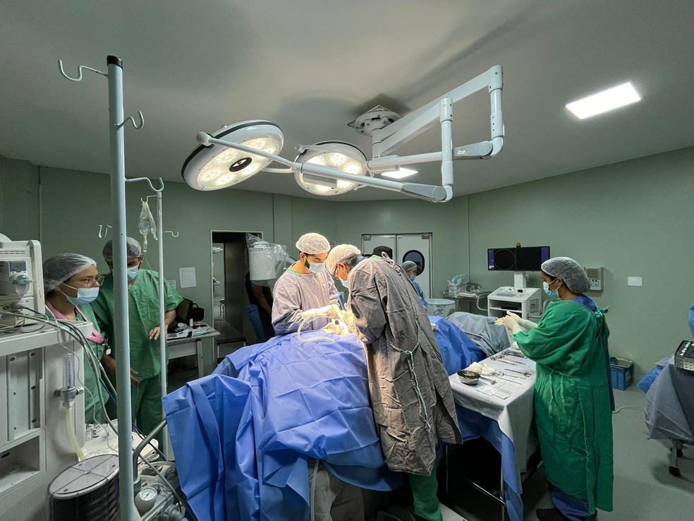 Cirurgia é realizada no HPM — Foto: Ascom Sesapi