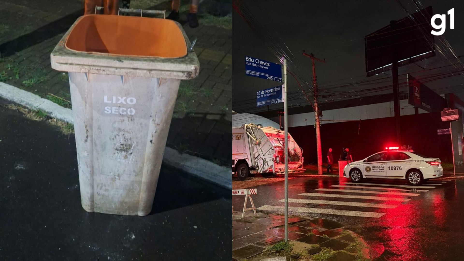Mulher é encontrada morta dentro de lixeira com mãos e pés amarrados em Porto Alegre