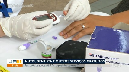 Ação em unidade de saúde de Palmas oferece vários tipos de atendimento