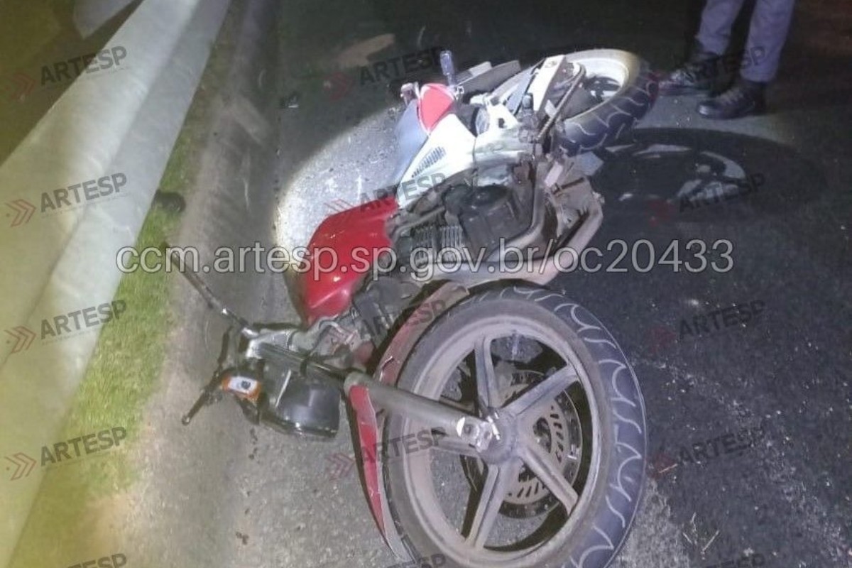 Motociclista morre após acidente na Rodovia dos Tamoios, em Jambeiro