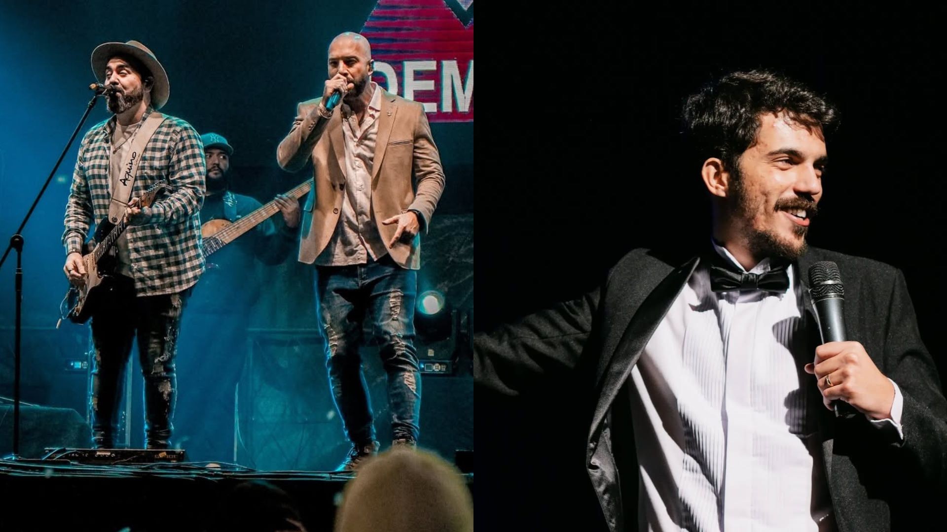 Rolê no Alto Tietê: show da dupla Marcos e Bueno e humorista Stevan Gaipo animam o fim de semana