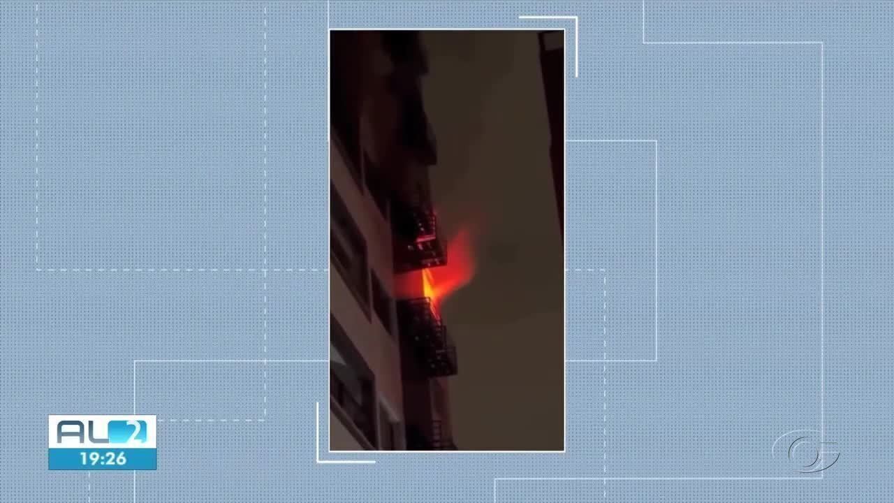 Empresário é suspeito de incendiar apartamento da ex-namorada na Ponta Verde, em Maceió: 'Indicativo de crime de tentativa de feminicídio', diz delegada 