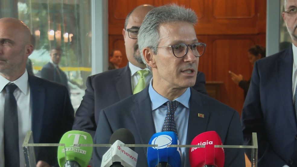 Governador Romeu Zema confirmou presença no evento desta quinta-feira — Foto: TV Globo/ Reprodução