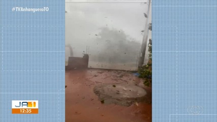 Chuva forte em Araguaína assusta moradores