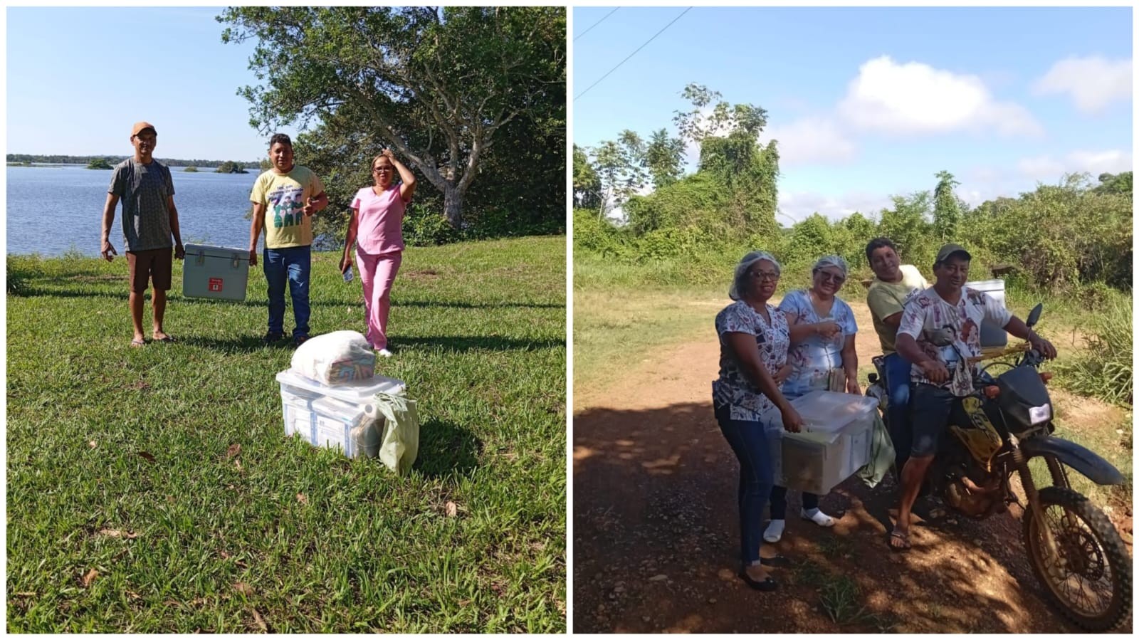 Equipes de saúde enfrentam desafios geográficos para levar vacinação à zona rural de Aveiro