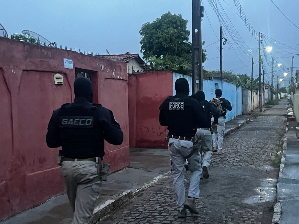 Operação Tépis de Ática foi realizada pelo Ministério Público da Bahia, por meio do Gaeco, e pela SSP-BA — Foto: Divulgação/SSP-BA
