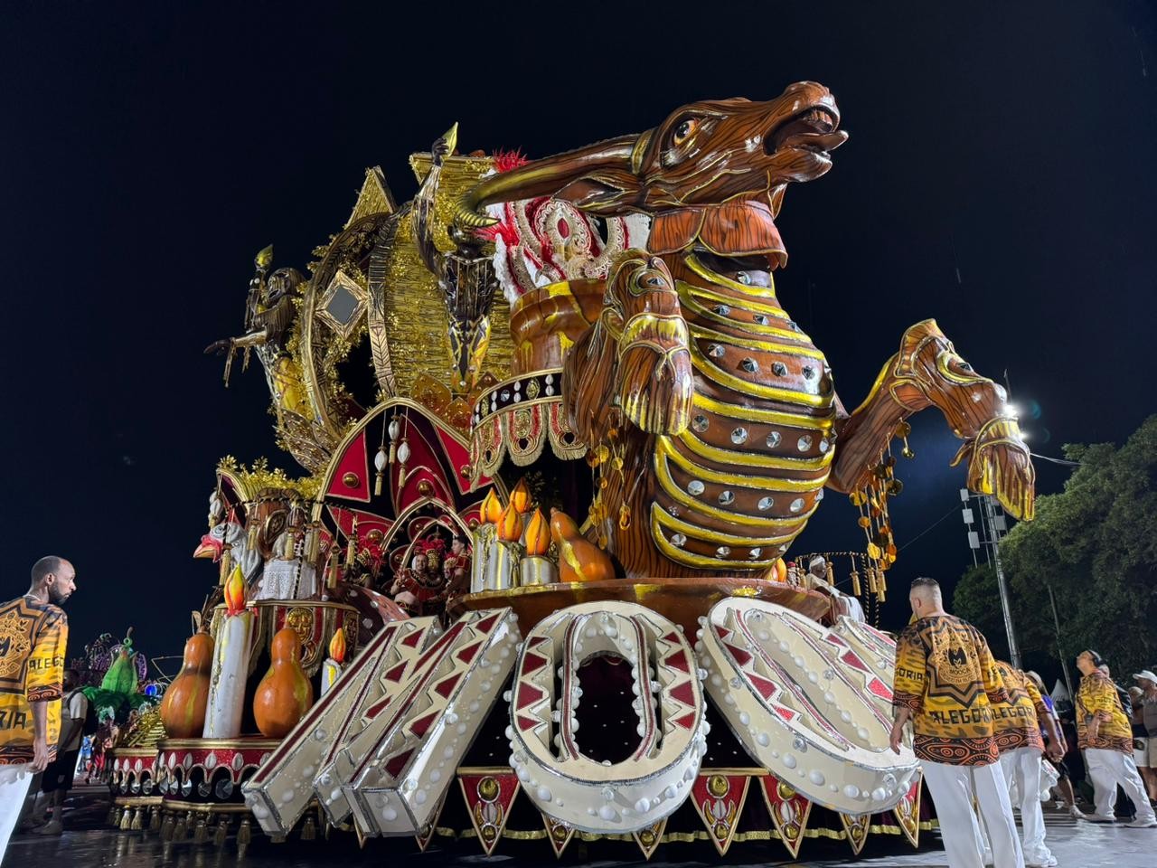 FOTOS: Destaques da primeira noite de desfiles no Carnaval de São Paulo