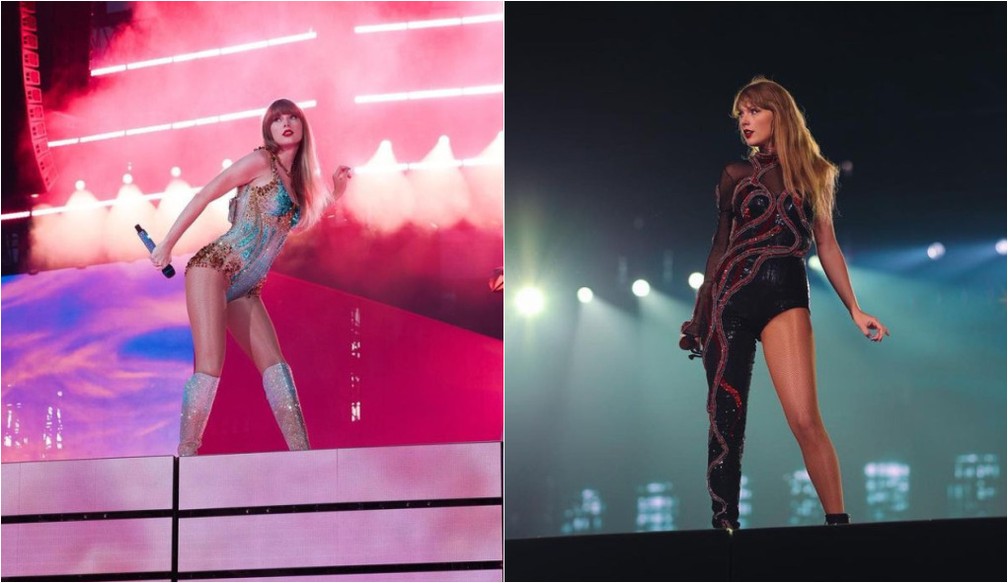 Taylor Swift durante apresentação nos EUA — Foto: Reprodução/Instagram