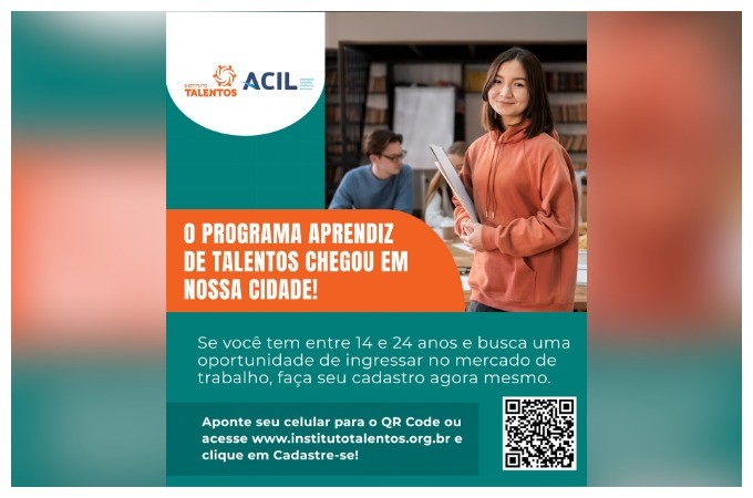 Programa Aprendiz de Talentos chega a Limeira e abre vagas para jovens