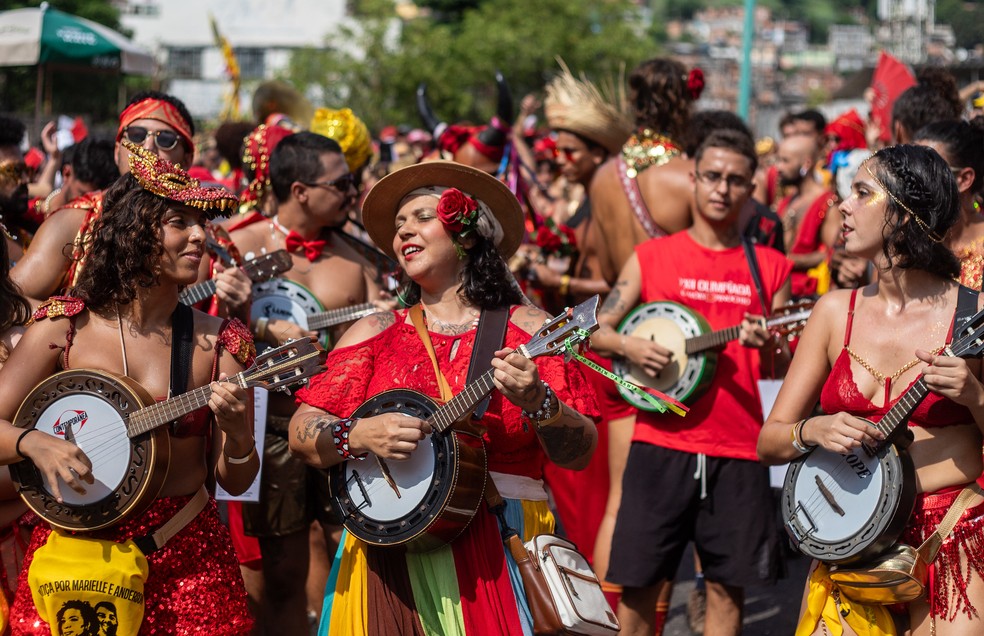 Charanga Talismã, em Vila Kosmos — Foto: Fernando Maia/Riotur