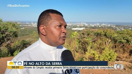 Mirante do Limpão recebe primeira Santa Missa com a comunidade