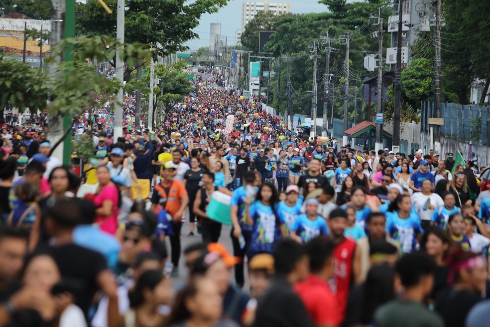 Marcha para Jesus 2023 em Manaus  — Foto: Semcom