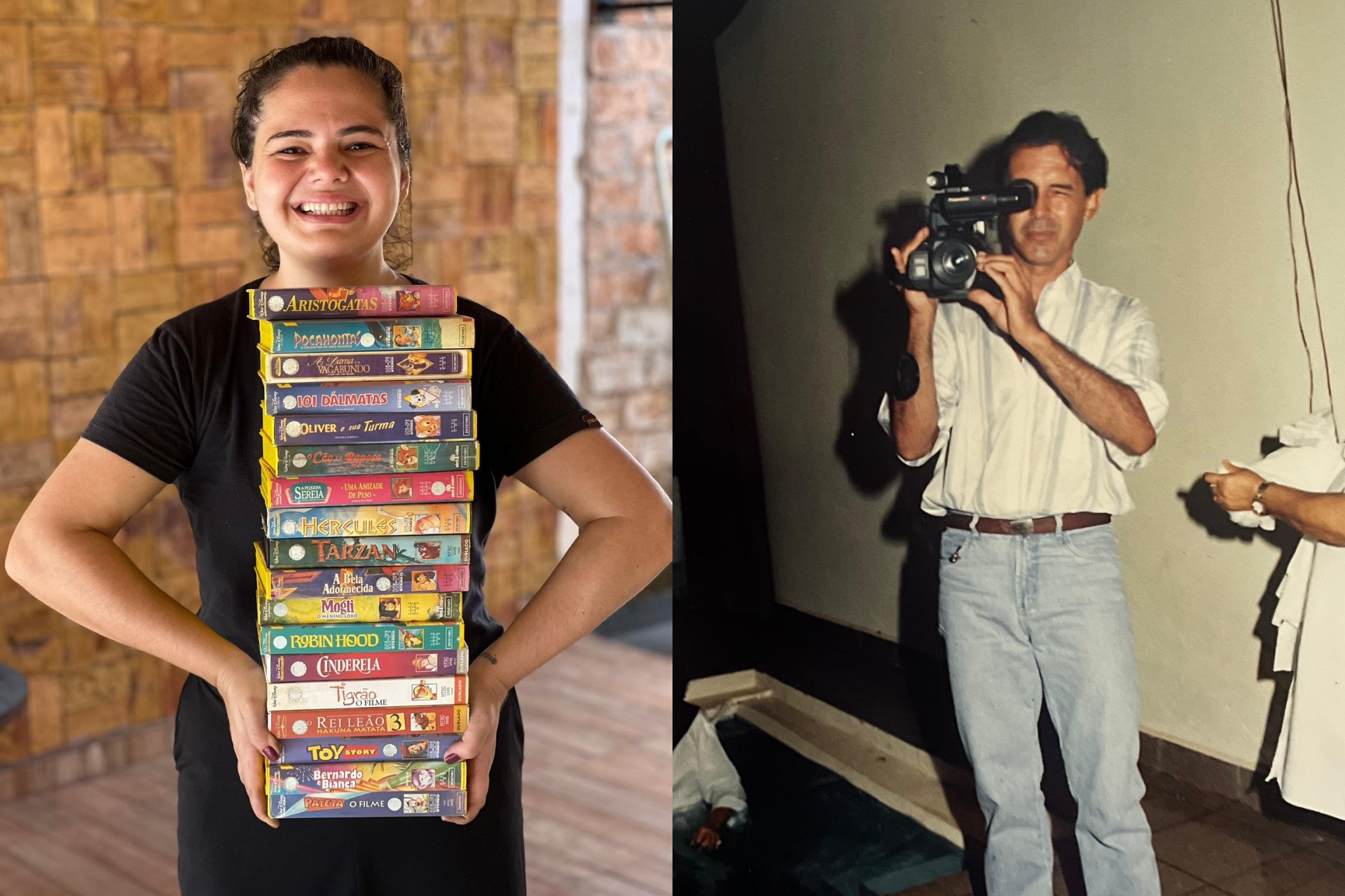 Consultora de marketing encontra coleção original de fitas VHS de animações deixada pelo pai antes de morrer: 'Quem guardou foi ele'
