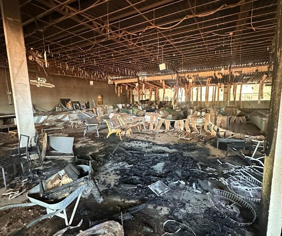 CTG que doou 600 toneladas de alimentos ao RS é atingido por incêndio no Tocantins 