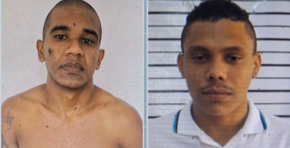 Dupla foi repacturada dois dias depois de fuga de penitenciária de Cajazeiras — Foto: Seap/Divulgação