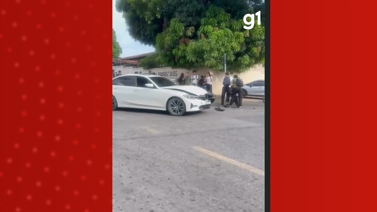 VÍDEO: BMW de influencer causa acidente e deixa dois feridos em Manaus | G1