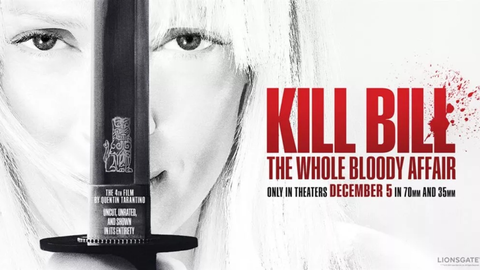 'Kill Bill: The Whole Bloody Affair' chega ao Cine Líbero em Belém; veja horários