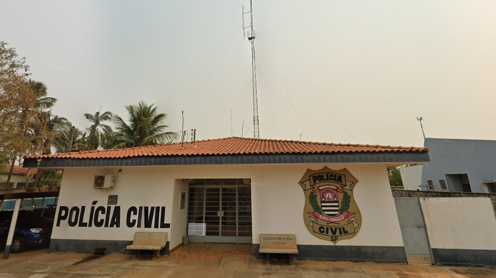 Delegacia de Polícia Civil em Adolfo (SP) — Foto: Google Street View/Reprodução