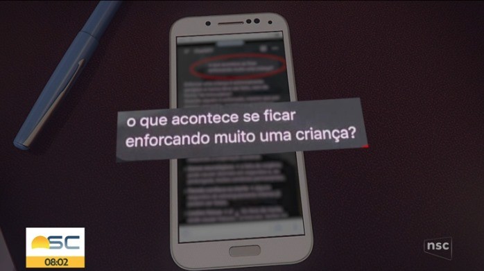 Padrasto indiciado por matar menino em SC perguntou à IA: 'O que acontece se ficar enforcando muito uma criança'