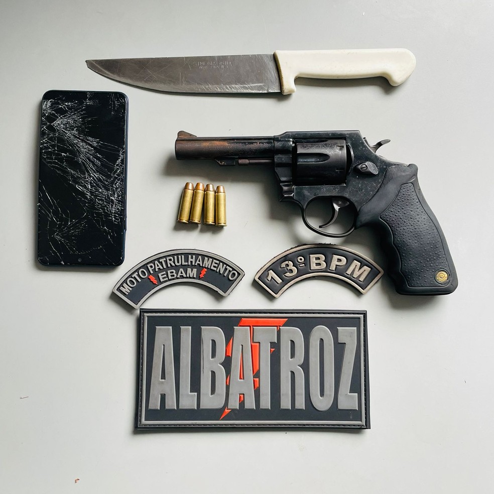 Homem é preso após roubar motocicleta e colidir de frente com outra moto na MA-201 — Foto: Divulgação/13º BPM