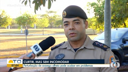 Major da PM explica o que pode se enquadrar na lei de perturbação do sossego