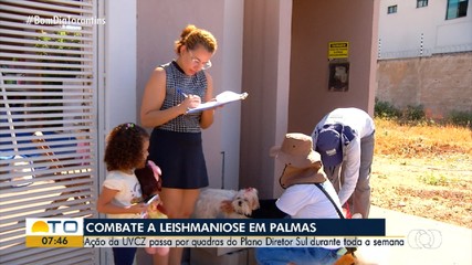 Ação da UVCZ visista quadras da região sul durante toda semana no combate ao calazar